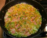 A picture of step 1 of Mike's Southwestern Ham Scramble.