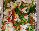 A picture of step 1 of My Sweet Veg bake 😀.