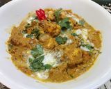 A picture of step 5 of Paneer Changezi.