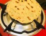 A picture of step 5 of Bajra ki rotiGud ghee ke saath.