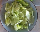 รูปขั้นตอนการทำที่ 2 ของ สลัดพริกญี่ปุ่นเต้าหู้ทอด(ShiShiTo Salad)