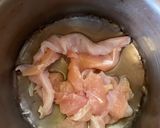 A picture of step 1 of Chicken Mushroom Chowmein.