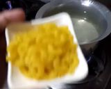 A picture of step 1 of Pizza macaroni.