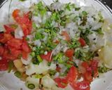 A picture of step 2 of Simple chana chaat.