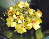Foto langkah ke 3 dari resep Sayur Asin Cah Tahu.