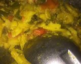 A picture of step 3 of Mix Aloo bhujiya.