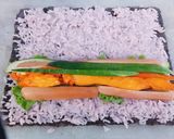 รูปขั้นตอนการทำที่ 5 ของ ซูชิข้าวดอกอัญชัน