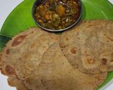 A picture of step 6 of Jowar Bhakri.
