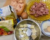 Foto langkah ke 1 dari resep Chicken Cordon Bleu Bites.