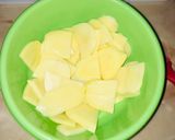 A picture of step 1 of Sultan chips.
