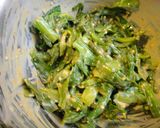 A picture of step 3 of Creamy Soy-Goma Garlic Chives Salad.