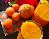 A picture of step 3 of Apricot mango drink.