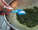 A picture of step 7 of Radish Greens(Mooli Bhaji) And Spinach Saag.