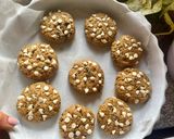 Foto del paso 9 de la receta: Galletas de avena y maní con relleno de chocolate 💘