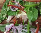 Foto del paso 5 de la receta: Roll de Merluza, vegetales y papas al horno