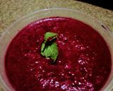 A picture of step 3 of Mint Flavoured Beet Smoothie.