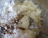 A picture of step 6 of Fusion Indian dessert (gajar halwa +srikhand +fried bread).