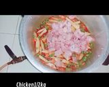 A picture of step 4 of Chicken Veg Pulao.