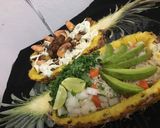 A picture of step 8 of Surf and Turf Pineapple.