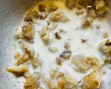 A picture of step 3 of Sweet Potato Sabudana kheer.
