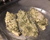 Une image de l'étape 12 de Filets de bar sauce crème à l'oseille et oignon.
