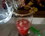 A picture of step 2 of Orange Watermelon Sunrise Mocktail.