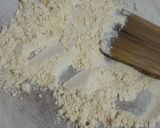 A picture of step 1 of Paneer wrap.