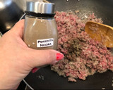 Foto del paso 4 de la receta: Budín de zapallitos italianos con carne