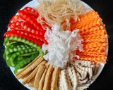 Hình bước làm 4 của món Gỏi rong sụn biển