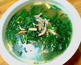 A picture of step 2 of Stir-Fried Nightshade Soup with Dried Anchovies (Home Cooking).