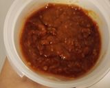 A picture of step 2 of Homemade schezwan sauce.