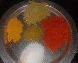 A picture of step 2 of Roasted papad curry.