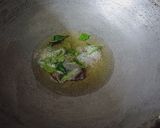 A picture of step 1 of Bhogi bhaji.
