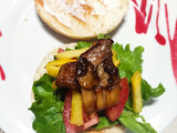Νηστίσιμο burger με μανιτάρια