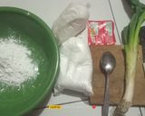 Foto langkah ke 1 dari resep Seblak cilok bumbu ijo.