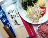 A picture of step 1 of Dan Dan Noodles (Homemade Version).