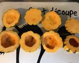 Une image de l'étape 4 de Patidous farcis au saumon sauvage d Écosse fumé.