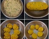 A picture of step 3 of Multigrain Thalipeeth.