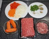 Foto del paso 1 de la receta: Tallarines con salsa de carne y chorizo