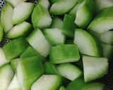 Hình bước làm 1 của món Bí xanh luộc