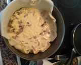 Foto del paso 7 de la receta: Quiche de pollo, champiñones y bacon