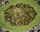 Foto langkah ke 6 dari resep Oseng daun kates pakis hijau.