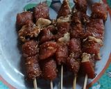 Foto langkah ke 6 dari resep Sate Daging Sapi.