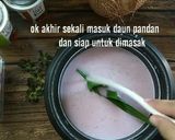 Gambar langkah 6 resipi Nasi lemak strawberi.