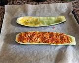 Foto del paso 6 de la receta: Calabacín relleno de atún