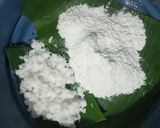 Foto langkah ke 1 dari resep Kue Putu Daun Pisang.