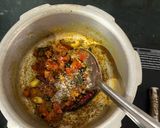 A picture of step 1 of Masala Khichdi.