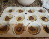 Foto del paso 5 de la receta: Magdalenas de plátano con nutella