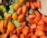 A picture of step 1 of Vegetable soup.