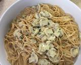 Wholemeal spagetti mushroom with grilled chicken recipe step 4 photo